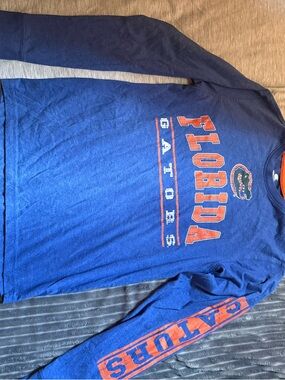 Colosseum Florida Gators Long Sleeve Shirt - Royal Blue & Orange